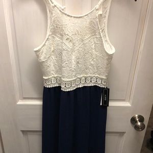 A. Byer Lace Top Dress